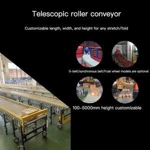 Tự động hỗ trợ O-ring điều khiển linh hoạt o-vành Đai Con lăn băng tải mở rộng xách tay dây chuyền lắp ráp xô và băng tải trục vít - Product Image 5