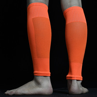 Protège-jambes de sport, manchon de compression du mollet, chaussettes sans pied pour jeunes et hommes, manchon de football pour les jambes