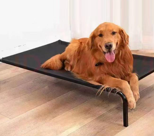 <span class=keywords><strong>Lit</strong></span> <span class=keywords><strong>pour</strong></span> <span class=keywords><strong>chien</strong></span> surélevé, type <span class=keywords><strong>trampoline</strong></span>, <span class=keywords><strong>pour</strong></span> l'été, portable, sûr, haute résistance, <span class=keywords><strong>pour</strong></span> extérieur, imperméable - Product Image 1