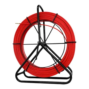 JH-Mech Tape Fiberglass Reel Stand Duct Cable Rod Continuous Carbon Steel Wire Spool Rack