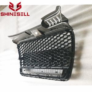 <span class=keywords><strong>Calandre</strong></span> Noire Style RS4 sans Anneaux pour <span class=keywords><strong>Audi</strong></span> <span class=keywords><strong>A4</strong></span> B7 05 06 07 08 en ABS Pare-Chocs Avant Noir Brillant S-Line <span class=keywords><strong>A4</strong></span> B7 2006 1 Pièce Look RS - Product Image 6