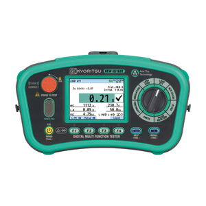 Probador de Instalaciones Multifunción Digital KYORITSU Original, Medición de Continuidad, IP65, 1 Año de Garantía, 2-600V, 45-65Hz, KEW - Product Image 1