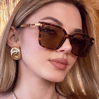 Montures Optiques Tendance pour Femmes, Lunettes de Lecture Anti-Lumière Bleue, Charnières Métalliques à Ressort, Montures de Lunettes Carrées Grandes, Vente en Gros