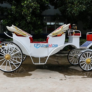 Carruaje de Turismo Personalizado Estilo Cenicienta para Bodas y Visitas Turísticas, Inspirado en el Carruaje Chino Antiguo - Product Image 4
