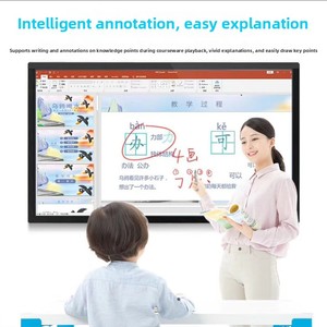 All-in-One 85-inch LED thông minh kỹ thuật số tương tác phẳng-panel Blackboard máy tính 120Hz làm mới cho mẫu giáo giảng dạy Đào Tạo - Product Image 3
