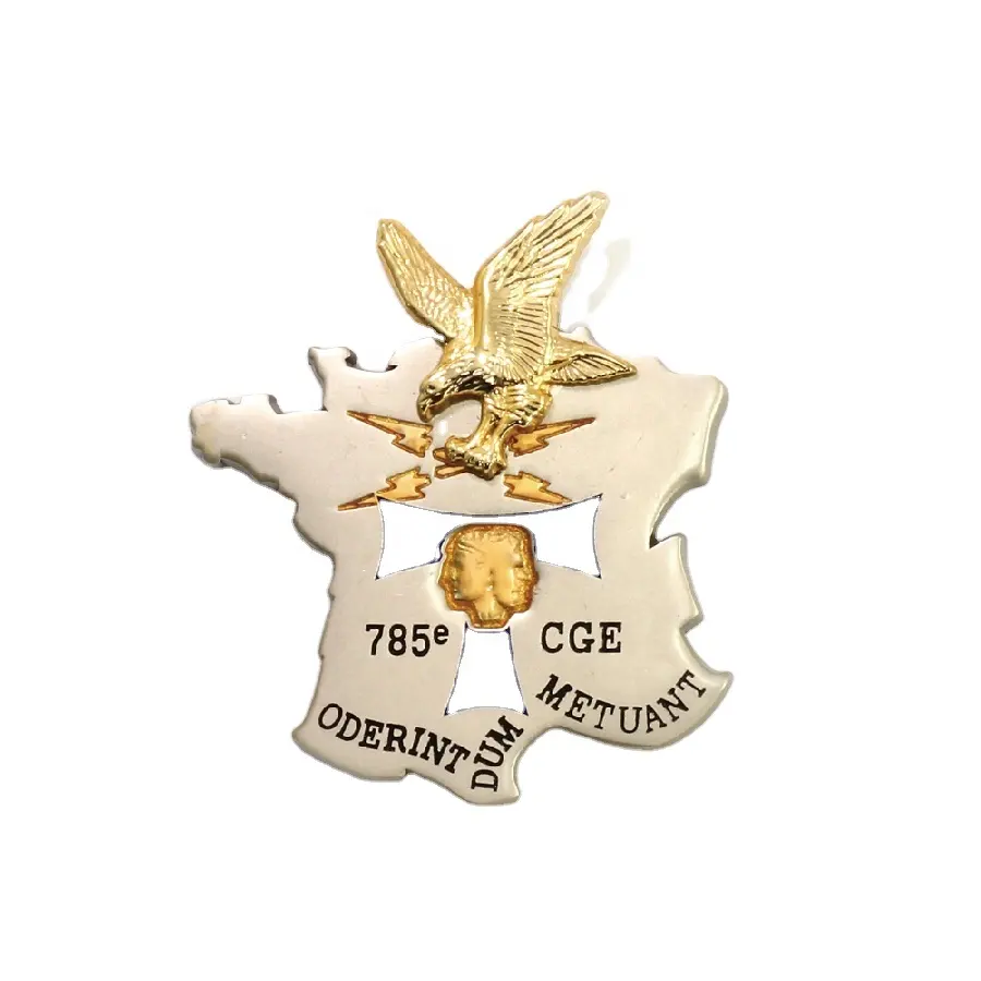 Customized Double Plating Metal Eagle Pin Badge