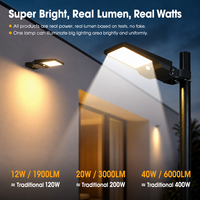 Éclairage solaire tout-en-un pour rue, 150LM/W, LED haute luminosité 3000K 4000K 6000K, extérieur IP65, garantie 3 ans pour routes et parkings