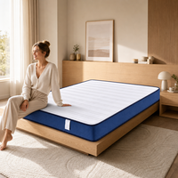 Matelas en mousse à mémoire de forme Orion 20 cm, fermeté moyenne, avec housse en soie, roulé en boîte, pour salle de sport, appartement, location, hôtel, chambre à coucher, vente en gros, approvisionnement en vrac