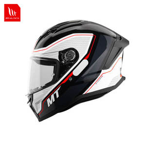 New MT MTHELMETS STINGER 2 Spanish CCC Certified ABS Full Face Helmet Quick Release Closure | Unisex All-Season Motorcycle - Product Image 1
