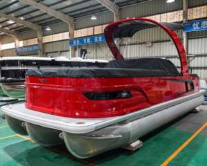 Barco pontón deportivo <span class=keywords><strong>de</strong></span> aluminio <span class=keywords><strong>de</strong></span> 27 pies, asientos <span class=keywords><strong>de</strong></span> salón, yate <span class=keywords><strong>de</strong></span> <span class=keywords><strong>lujo</strong></span> para <span class=keywords><strong>alquiler</strong></span> <span class=keywords><strong>de</strong></span> turismo privado mejor valorado, ocio <span class=keywords><strong>de</strong></span> crucero - Product Image 2