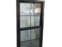 Ventana Corredera Vertical de Aluminio con Rotura de Puente Térmico, Doble Acristalamiento Low-E y Rejilla, para Villa
