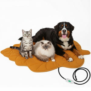 Maßgefertigte Moderne Blattförmige Baumwoll-Heizmatte für Haustiere Neue Winter-Unterlage für Katzen und Hunde Bestseller Großhandel - Product Image 1