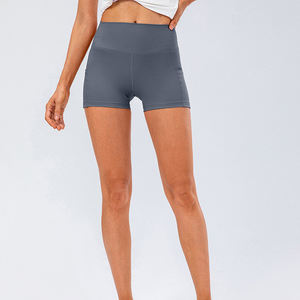 Mallas deportivas de motociclista para mujer, pantalones cortos de 5 "con 2 bolsillos, para entrenamiento, culturismo - Product Image 5