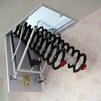 Escalier pliant télescopique électrique moderne EN131 Échelle combinée domestique certifiée pour l'accès au grenier à usage domestique