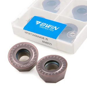 BWIN OUTIL sécurité indexables RPMT1204MOE APMT SEMT AOMT JOMW rond cnc fraise à surfacer inserts