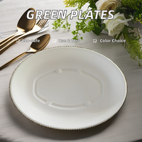 Vaisselle jetable biodégradable écologique en bagasse de canne à sucre, assiette à motif végétal, boîte à lunch jetable pour usage domestique