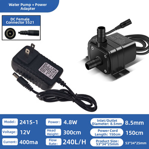 Customizable Mini Multifunctional Low Submersible Brushless Water <b>Pump</b> for <b>Fish</b> Pond Statuary OEM Screw - Product Image 2