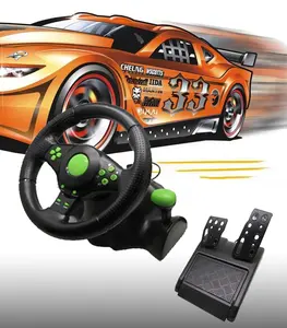 New Design Video Game Racing Steering Wheel for PS4 PS3 PC SWITCH System with fast delivery