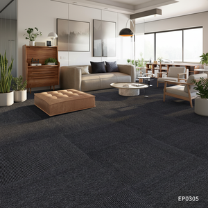 Dalles <span class=keywords><strong>de</strong></span> <span class=keywords><strong>moquette</strong></span> géométriques modernes <span class=keywords><strong>de</strong></span> luxe, vente chaude, antidérapantes, adaptées aux animaux domestiques et insonorisées, parfaites pour les bureaux et les sols commerciaux - Product Image 4