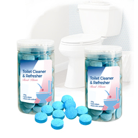 Tablette nettoyante WC Blue Bubble avec bloc de parfum solide pour une élimination efficace des odeurs de la cuvette de toilettes