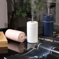 Diffuseur d'huiles essentielles portable USB mini ultrasonique à brume fraîche avec lumières LED, humidificateur d'air de bureau de haute qualité pour voitures et maison, aromathérapie