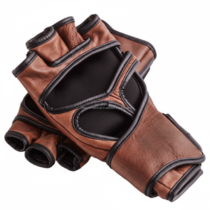 ถุงมือ MMA สำหรับฝึกซ้อม ต่อสู้ ชกมวย มวยไทย ถุงมือแบบครึ่งนิ้ว คุณภาพสูง - Product Image 1