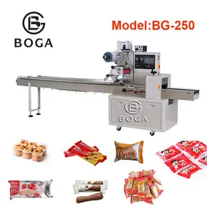 Máquina automática de embalaje de aperitivos, máquina de embalaje multifunción para galletas, fabricante de China