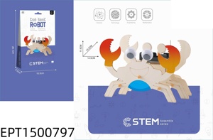 Kits Scientifiques STEM en Bois DIY EPT pour Enfants : Robot Crabe, Lampe Étoile, Balançoire Électromagnétique – Jouet Éducatif Montessori à Construire - Product Image 4