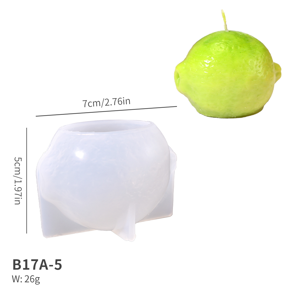 B17A-5 แม่พิมพ์มะนาว สีขาว