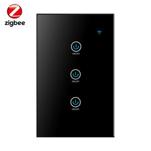 สวิตช์ไฟอัจฉริยะแบบสัมผัส ZB-SW-US มาตรฐาน Tuya รองรับ Zigbee ควบคุมด้วยเสียงผ่าน Alexa 1/2/3/4 ช่อง สวิตช์อัจฉริยะควบคุมระยะไกล - Product Image 6