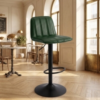 Tabourets de bar pivotants modernes, réglables en hauteur, en cuir PU, chaises de bar minimalistes nordiques, tabourets de comptoir de cuisine en gros