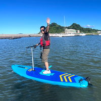 Planche à pagaie gonflable d'extérieur avec pédales, Stand Up Paddle gonflable à pédales