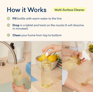 Sinh Thái Thân Thiện Đa Chức Năng Làm Sạch Siêu Nhà Bếp Sạch Hơn Viên Sủi Cho Phun Chai Nhà Bếp Làm Sạch - Product Image 3