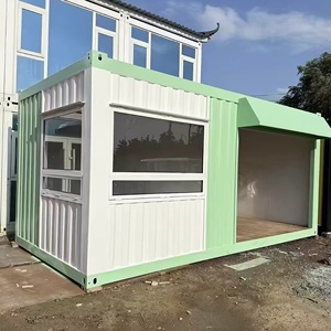 Negozio Prefabbricato Moderno in Container da 20 Piedi per <span class=keywords><strong>Bar</strong></span> <span class=keywords><strong>e</strong></span> Ristoranti, Chiosco Modulare Mobile per Vendita al Dettaglio - Product Image 2