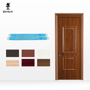 Puertas interiores modernas de WPC, impermeables, resistentes al fuego, para dormitorio, <span class=keywords><strong>precio</strong></span> al por mayor. - Product Image 1