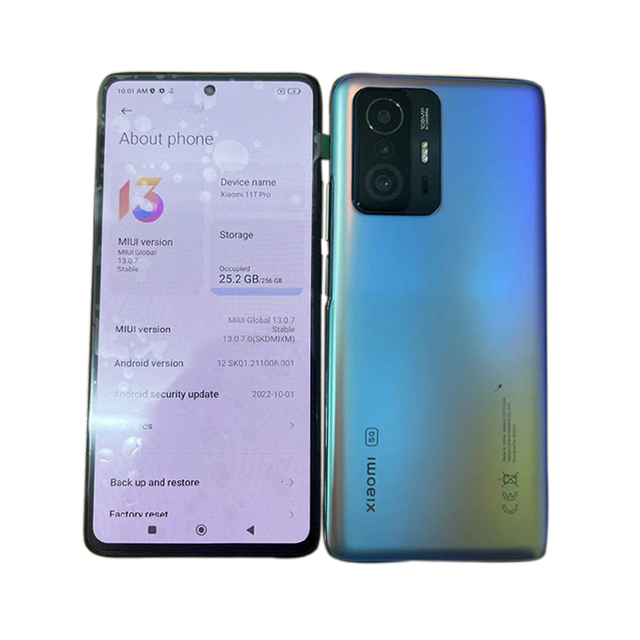 MIUI 14 Global Version Smartphone for 11T 128GB/256GB ROM Dimensity 1200-Ultra Octa Core 67W Charge 108MP LTE