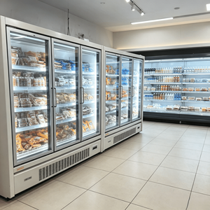 Vitrine Réfrigérée Verticale Industrielle avec Porte en Verre pour Fruits et Légumes – Idéale pour le Commerce de Détail - Product Image 3