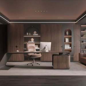 Estantería de Diseño Chino Moderno Personalizada para Biblioteca en Casa, Librería de Madera para Estudio u Oficina, Decoración para Toda la Casa - Product Image 1