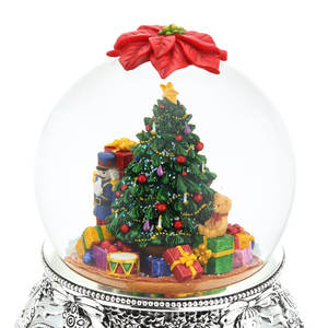 <b>Christmas</b> Eve Blessings Resin <b>Christmas</b> <b>Snow</b> <b>globe</b> Home Decor Water <b>Globe</b> <b>Christmas</b> Decor with train revovling - Product Image 3