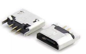 Prise Micro USB femelle à montage en surface/insertion directe, type microphone pour téléphone Android, interface de charge - Product Image 2