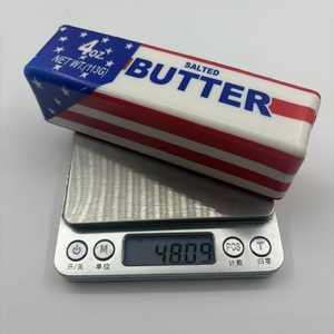 Elonna Jouet anti-stress à presser en PU, style américain, en forme de bâton de beurre, à rayures étoilées, à rebond lent, doux, en forme de pâte frite 14+ - Product Image 6