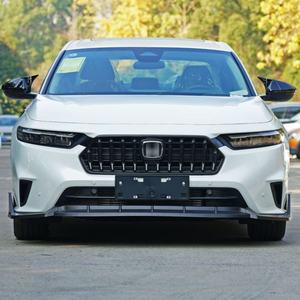 Welta Fashion Upgrade - Lame de pare-chocs avant, diffuseur et spoiler aspect carbone, accessoires auto pour Inspire 2023, noir poli - Product Image 6