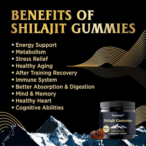 सर्वश्रेष्ठ थोक ओएम निजी लेबल प्राकृतिक स्वाद शुद्ध कार्बनिक 600 मिलीग्राम हिमलयन शिलजीत राल स्वर्ण गुम्मस हर्बल सप्लीमेंट - Product Image 3