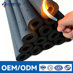 Isolation de tuyaux en mousse PVC à cellules fermées flexible 19mm 25mm Isolation thermique Résistant au feu Écologique Fabricant moderne - Product Image 1