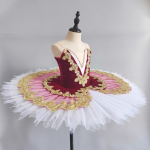 Tutus de danse classique bordeaux au prix le plus bas, <span class=keywords><strong>tutu</strong></span> pancake pour spectacle de scène, costumes de <span class=keywords><strong>tutu</strong></span> professionnels - Product Image 2