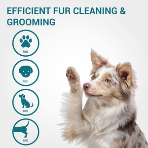 Lingettes nettoyantes pour animaux de compagnie, tissus non tissés doux, lingettes pour le nettoyage quotidien du pelage, des pattes et des oreilles pour chiens et chats, soins quotidiens pour animaux domestiques - Product Image 2