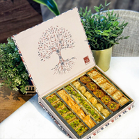 Boîte Cadeau Personnalisée de Luxe pour Dattes Baklava du Moyen-Orient, Emballage Chocolat, Dattes Confites, Noyaux, Noix et Fruits Secs en Papier
