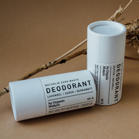 Tube de déodorant en papier biodégradable en gros, emballage en carton kraft écologique pour baume à lèvres