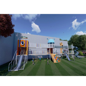 Juego <span class=keywords><strong>de</strong></span> juegos al aire libre <span class=keywords><strong>de</strong></span> acero inoxidable personalizable para escuelas, tobogán <span class=keywords><strong>de</strong></span> madera para niños, marco <span class=keywords><strong>de</strong></span> puente <span class=keywords><strong>de</strong></span> <span class=keywords><strong>paseo</strong></span>, combinación <span class=keywords><strong>de</strong></span> red <span class=keywords><strong>de</strong></span> escalada - Product Image 2