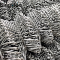 Panneaux de clôture à mailles losangées de 3 mm et 4 mm, rouleaux de grillage galvanisé, grillage cyclonique pour ferme, clôture métallique galvanisée usagée
